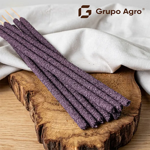 palo-santo-lavender-incense-sticks-23cm-natural-handmade-wholesale-exporter-peru-grupo-agro-trading-export Incienso de Palo Santo y Lavanda - Image 1